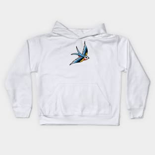 Swallow Tattoo Kids Hoodie